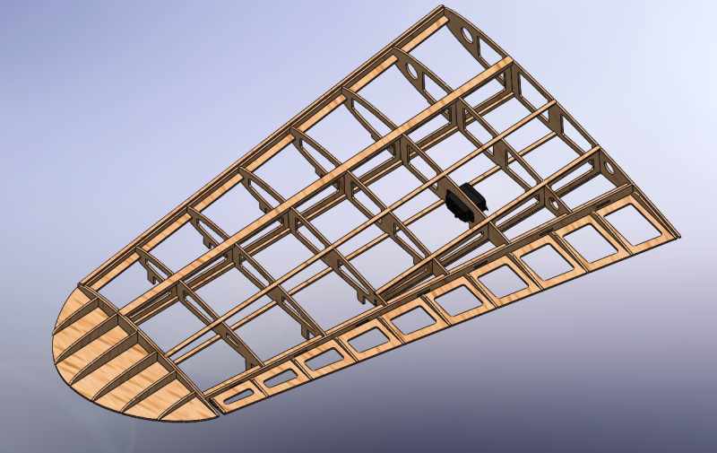 Preview: Polikarpov I 16 Rata 2480 mm Spw. - Holz-​Bausatz cnc lasercut